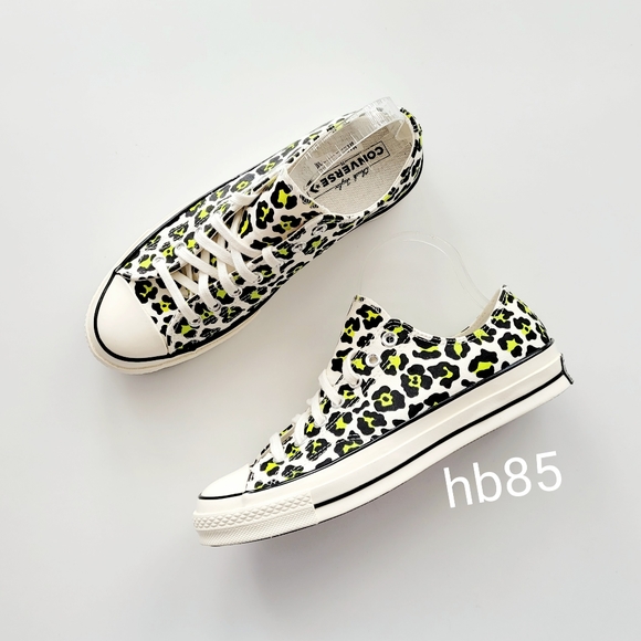 Converse Chuck 70 Ox Egret Black Bold Lime Men's 11.5 - Picture 1 of 6